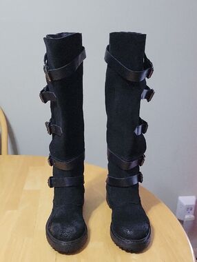 Free People Tristie  Buckle Strap Boots